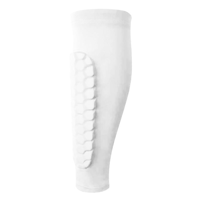 Honeycomb Calf Socks Men's Shin Guards Football Anti Collision Anti Slip Protection Fixed Shin Guards Professional Badminton Knee Pads_desvips.com