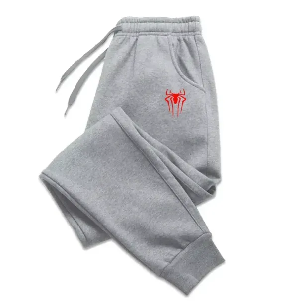 2026 Man Logo Men Casual Drawstring Sweatpants Trendy Streetwear Joggers Ideal For Daily Wearpant_desvips.com