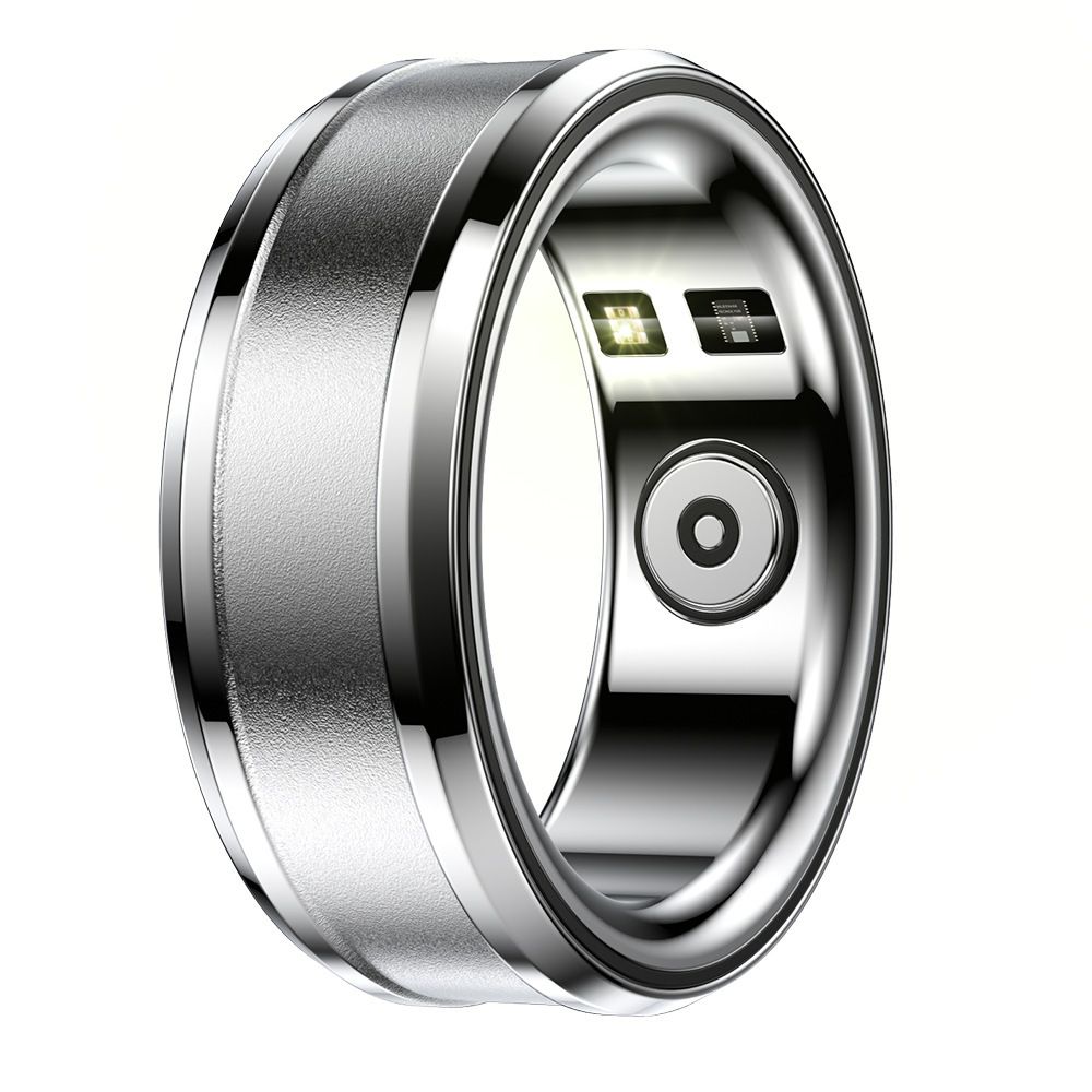 R3 Smart Ring With Heart Rate, Blood Oxygen, Blood Pressure & Sleep Monitor, Step Counter, Fitness Tracker, Compatible With Android 5.1+_desvips.com