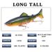Simulated Artificial Bait Lure Minnows Three Section Bait 18g/13cm Simulation Bait Hard Bait Fishing Gear Products_desvips.com