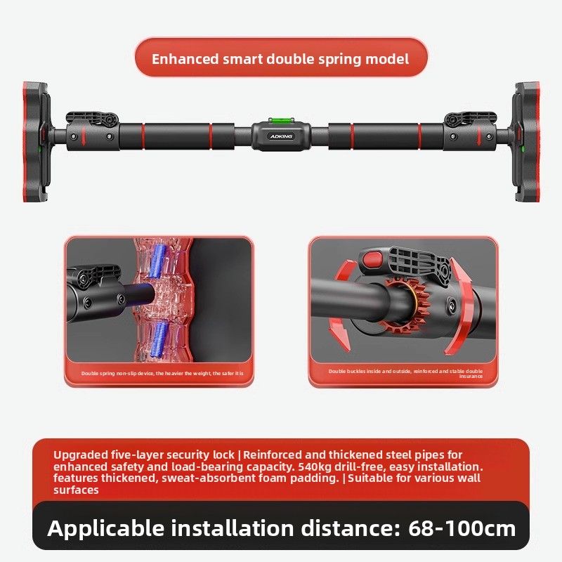 Home Indoor Fitness Equipment Family Children's Exercise No-Drill Door Ring Pull-Up Bar_desvips.com