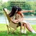 Outdoor Folding Moon Portable Camping Fishing Stool Picnic Art Sketching Reclining Chair_desvips.com
