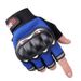 Motorcycle Gloves Full Protection Outdoor Rider Long Riding Half Finger Non-Slip Wear-Resistant Sports Men_desvips.com