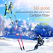H3X Full Carbon Ski Poles Size Slalom Ultra-Thin Pole Diameter 10.4MM Ultra-Light Snow Enthusiast High Durability_desvips.com