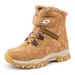 Children's Snow Boots Year New Middle And Large Children Boys Padded Warm Winter Girls Cotton Shoes_desvips.com