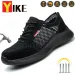 Breathable Work Summer Lightweight Protective Sports Shoes Safety Steel Toe Caps Mens Perforated Boots 250226_desvips.com