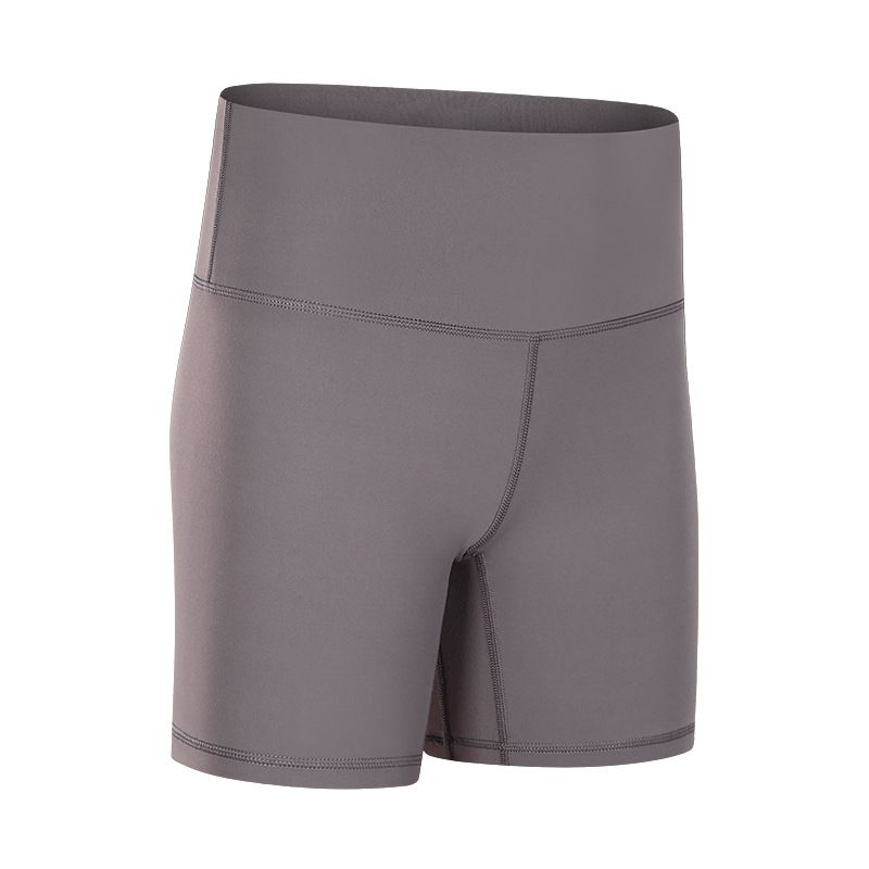 Women’s Clothing New High Waist Hip Lifting Tight Elastic Training Sports Hot Pants Women's Solid Color Nude Yoga Shorts_desvips.com