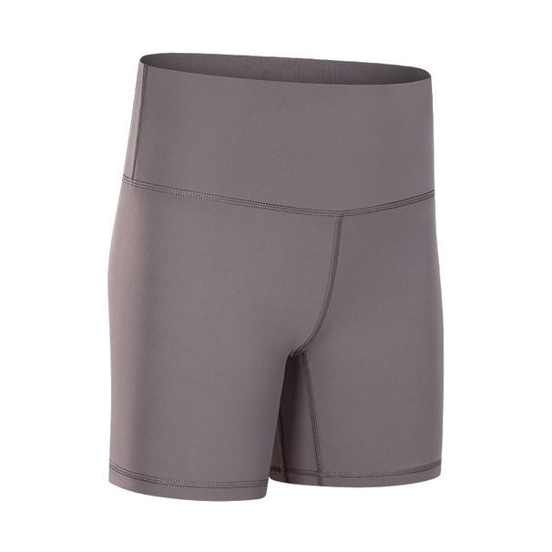 Women’s Clothing New High Waist Hip Lifting Tight Elastic Training Sports Hot Pants Women's Solid Color Nude Yoga Shorts_desvips.com