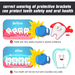 EVA Adult Two Tone Sports Mouthguard Football Martial Arts Fighting Shock Absorbing Soft Odourless Comfortable Protective Gear_desvips.com