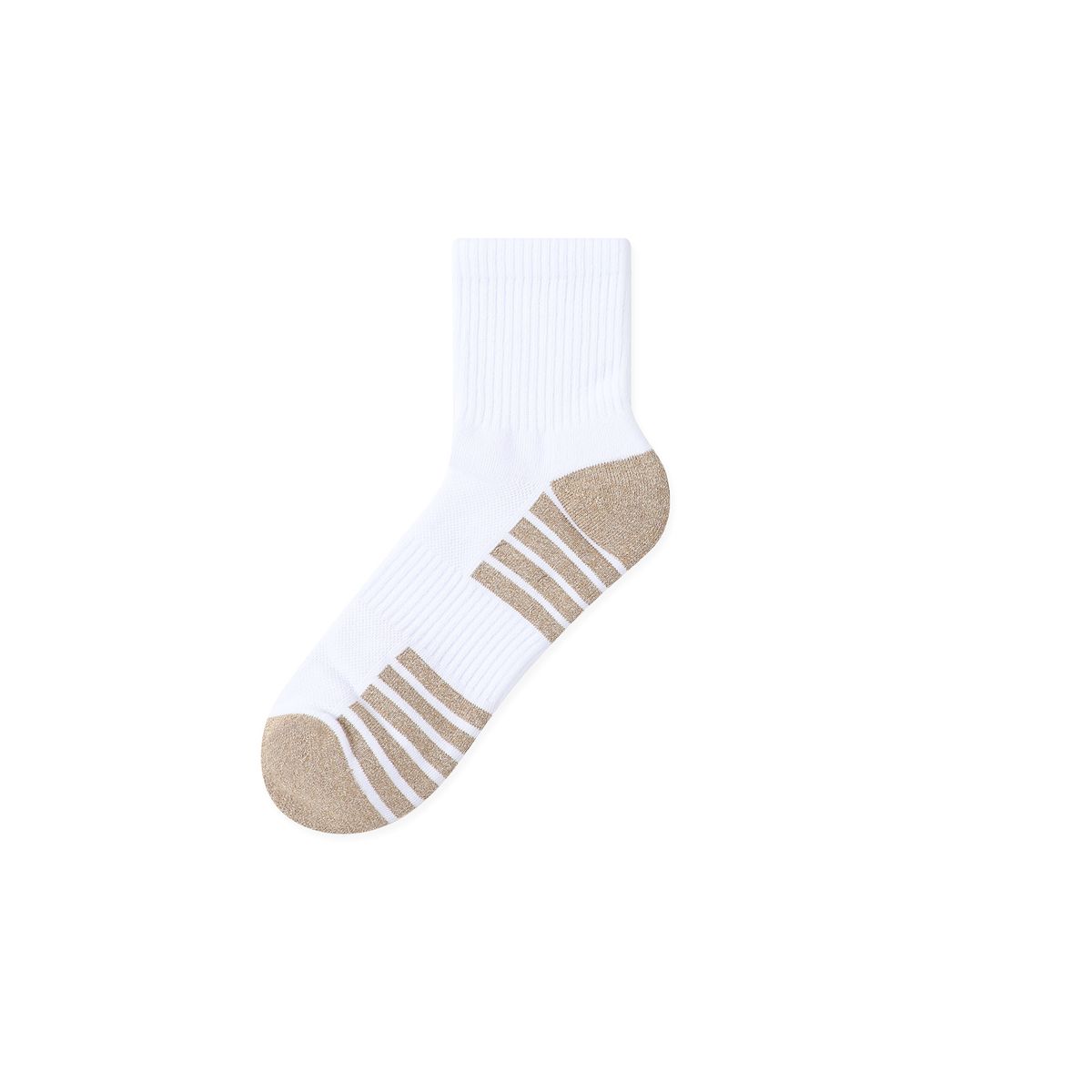 Thickened Cushion Running Socks, Anti-Slip Moisture-Wicking Breathable Sports Socks For Hiking Trekking, Mid-Calf Antimicrobial Odor Control_desvips.com