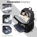 Skateboard Bag With USB Charging Port Laptop Multifunctional Backpack For Sports_desvips.com