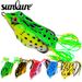 Sometime Black Simulation Bionic Fish Soft Lure Bait Frog_desvips.com