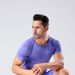 Men's Quick-Dry Fitness T-Shirt - Breathable Workout Tee For Running & Gym Training - Moisture-Wicking Polyester Blend With Colorful Dot Pattern_desvips.com
