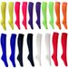 Solid Color Soccer Socks Non-Pilling Medium Thickness For Men Women Children Adults High Elasticity Mid Length_desvips.com