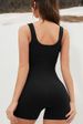 Short Tracksuit Set One-Piece Sportswear Women's Gym Workout Clothes Fitness Stretch Bodysuit Yoga Suit_desvips.com
