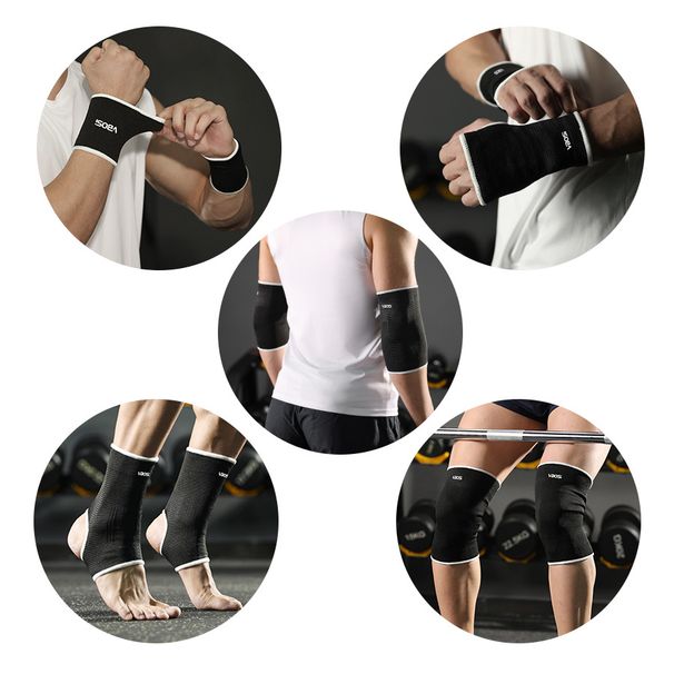 VBOSI Sports Protective Gear Set Knee Elbow Breathable Outdoor Cycling Basketball Wrist Pads Manufacturer Wholesale_desvips.com