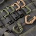 Tactical D-Ring Carabiner Grimlock Locking Plastic Molle Webbing Buckles Clips Hook Haging For Outdoor_desvips.com