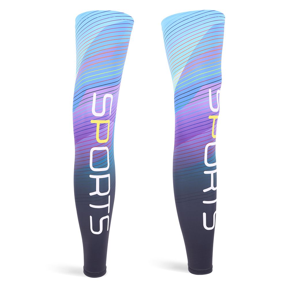 Ice Silk Sun UV Protection Outdoor Sports Cycling Motorcycle Guards Unisex Bicycle Summer Leg Sleeves_desvips.com