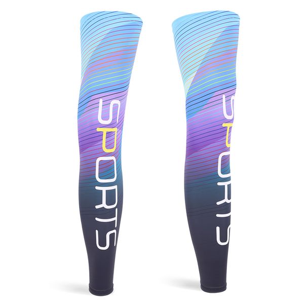Ice Silk Sun UV Protection Outdoor Sports Cycling Motorcycle Guards Unisex Bicycle Summer Leg Sleeves_desvips.com