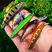Minnow Pencil Rock Plastic Set Simulation Lure Bait Beginner Combo Fishing Gear_desvips.com