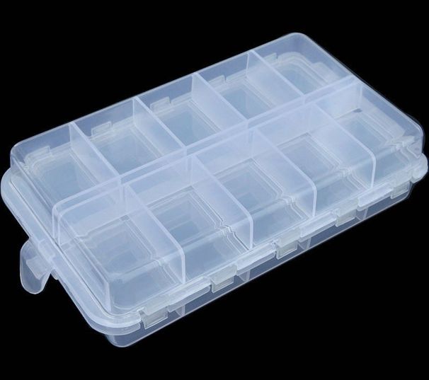 Changdiao Double-Layer 20-Compartment Transparent Tool Fishhook Accessory Storage Lure Bait Fishing Tackle Box_desvips.com