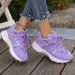 Women's Casual Sports Spring Autumn College Style Thick Bottom Breathable Soft Sole Running Shoes Comfortable Footwear_desvips.com