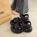 New Summer One Belt Versatile Sports Fashion Sponge Cake Roman Trendy Thick Bottom Sandals Casual Shoes Women Ddmysaturn_desvips.com