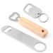 Thickened Beer Cap With Wooden Handle Stainless Steel Various Shapes Wine Beverage Bottle Opener_desvips.com