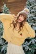 Fair Isle Christmas For Women Winter 2024 New Fashion Trend Thickened Warm Knitted Hat_desvips.com