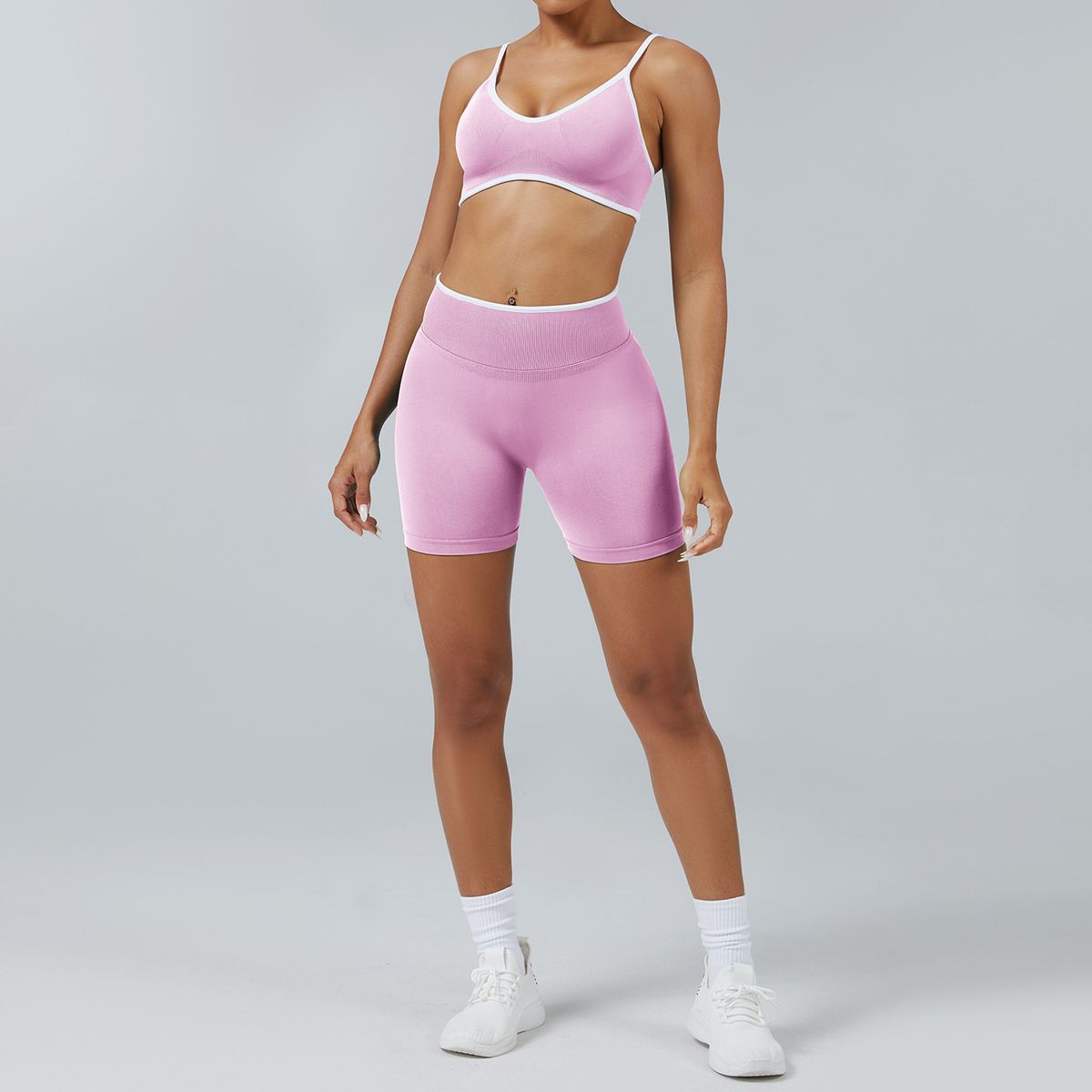 Women's Color Block Backless Bodycon Yoga Suit Quick Drying Outerwear For Running Sports Fitness And Yoga_desvips.com