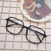 New Large Box Minimalist Flat Lens Ins Internet Famous Glasses_desvips.com