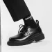 Men Haruku Korean Style Streetwear Casual Thick Platform Wedding Shoes Male Business Fashion Dress Leather Shoe Man_desvips.com