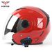 Electric vehicle helmet for men and women summer portable Bluetooth half helmet four seasons warm safety helmet_desvips.com