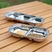 Outdoor Stainless Steel Seasoning Plate, Sauce Vinegar Dish Camping Tableware_desvips.com