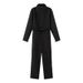 Series Fashion Versatile Waist-Cinching Jumpsuit Ski Cotton Jacket_desvips.com