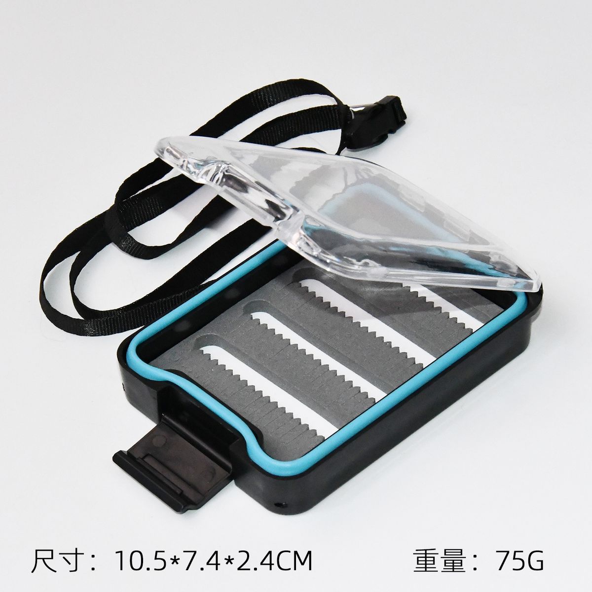 Fly Poison Mosquito Lure Insect With Sponge Fish Hook Fishing Gear Float Storage Bait Box_desvips.com