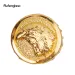 Golden Eagle Head Flower Walking Cane Fashion Walking Stick Gentleman Crosier Knob Walking Stick 93cm Performance Stage Cane_desvips.com