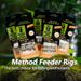Carp Fishing Rigs Pre Tied, Method Feeder & Hair Rigs With Braided Line & Barbed Hooks (Size 6,8,10,12), For Carp And Crucian Ca_desvips.com