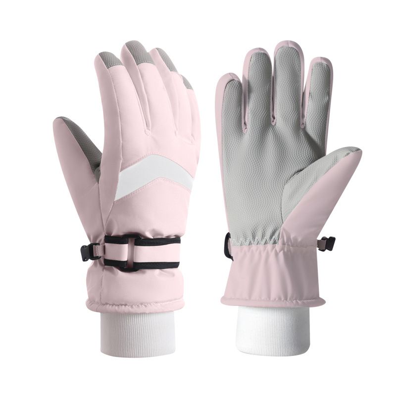 Adult Ski Fleece-Lined Warm New Winter Cycling Riding Outdoor Men And Women Touch Screen Gloves_desvips.com
