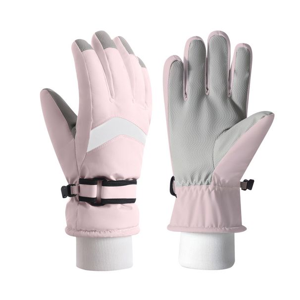 Adult Ski Fleece-Lined Warm New Winter Cycling Riding Outdoor Men And Women Touch Screen Gloves_desvips.com