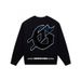 Trendy Brand Skull Rose Heavy Cotton Unisex High Street Crew Neck Long Sleeve Sweatshirt_desvips.com