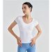 Comfortable Sports Short Sleeve Women's Skin-Friendly Barely-There Casual T-Shirt Yoga Wear High-End Waist-Slimming_desvips.com