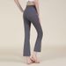 Yoga For Women, Hip-Lifting Peach Butt, Nine-Point Slimming Long Pants, Fitness Running Slim Fit Sports Flared Pants_desvips.com