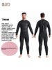 OUZO Long Sleeve Hooded Surfing Free One-piece Snorkeling 7mm Thickened Cold-proof Warm Diving Suit_desvips.com