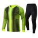 Professional Goalkeeper Jersey Set With Long Sleeves & Pants - Custom Printed Football Uniform For Men & Youth - Breathable Polyester Fabric_desvips.com