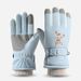 Women's Winter Ski Gloves - Touchscreen Compatible, Water-Resistant, Thermal Insulated For Snowboarding, Cycling & Outdoor Activities_desvips.com