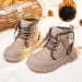 Infant Snow For Children 2024 Cute Cartoon Little Toddler Plush Thick Warm Cotton Shoes Happysteps Kids Winter Boots_desvips.com