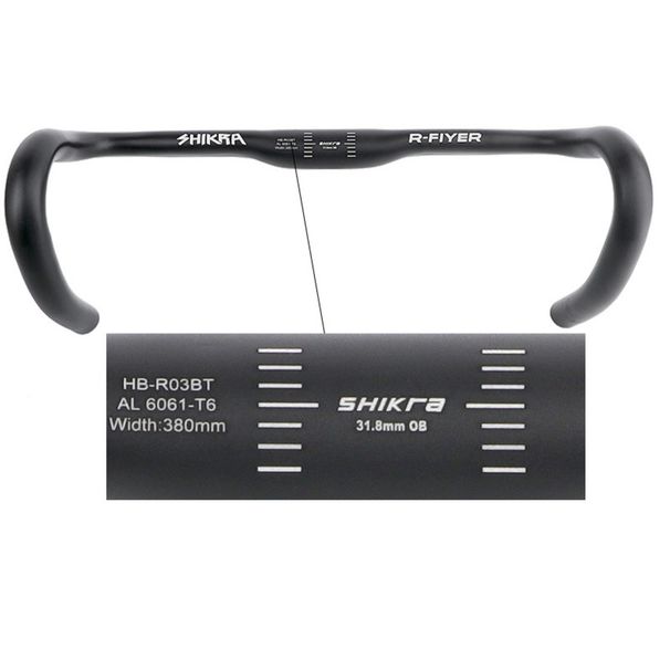SHIKRA Road Bike Extended Drop Gravel Off-Road Lightweight Aluminum Alloy Bicycle 31.8mm Handlebar_desvips.com