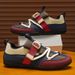 Mens Casual 2025 New Lightweight Breathable Leather Sneakers Suitable Walking Street Fashion Sports Flat Skate Shoes Man_desvips.com