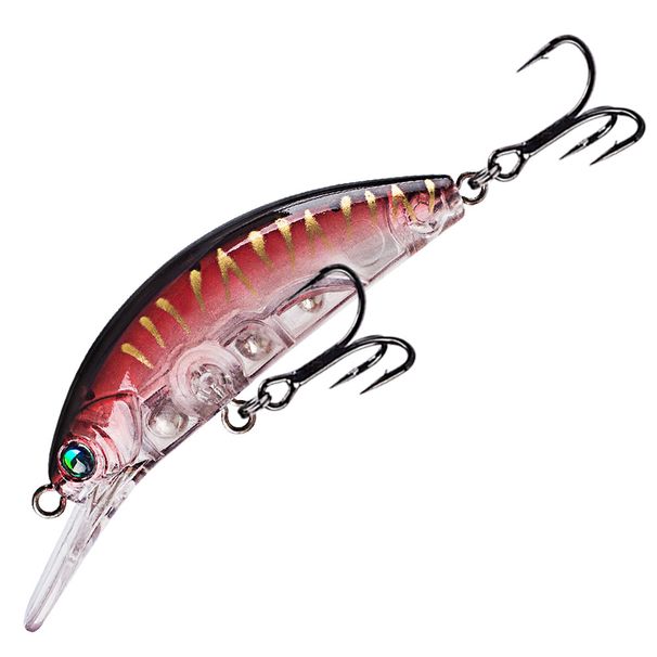 4.6g Crankbait Fishing Lure Floating Hard Bait Laser Bass Lure ABS Minnow Rattle Ball For Long Casting Saltwater Trout Pike_desvips.com